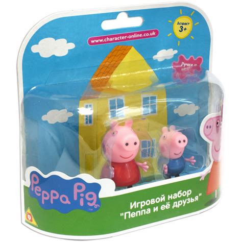 Игровой набор Peppa Pig Свинка Пеппа Пеппа и Джордж 28813 купить в