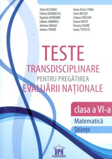 Teste Transdisciplinare Pentru Pregatirea Evaluarii Nationale Clasa A