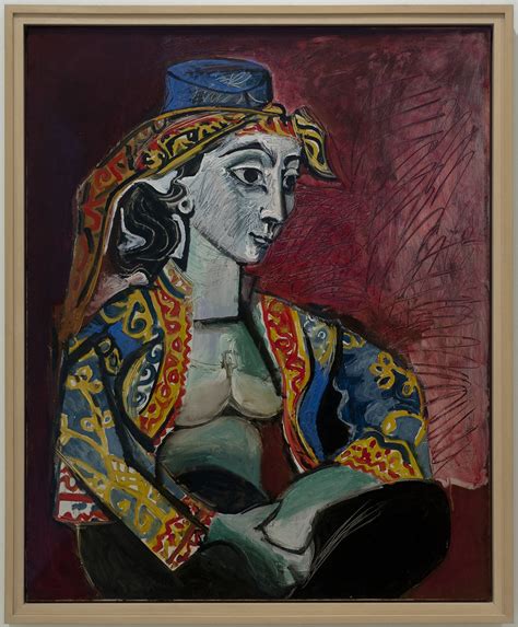 Picasso Pablo 1955 Jacqueline En Costume Turc Pablo Picass Flickr