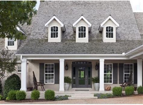taupe house with black shutters | Home / Sherwin-Williams colors Tony ...
