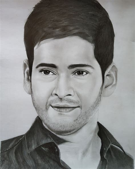 Mahesh Babu Pencil Drawing In 2022 Pencil Drawings Pencil Sketch