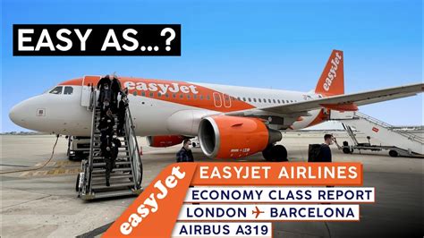 EASYJET A319 Economy Class4K Trip ReportLondon Gatwick To Barcelona