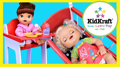 Baby Alive Furniture With Doll Bed Kidkraft High Chair And Crib Lucy