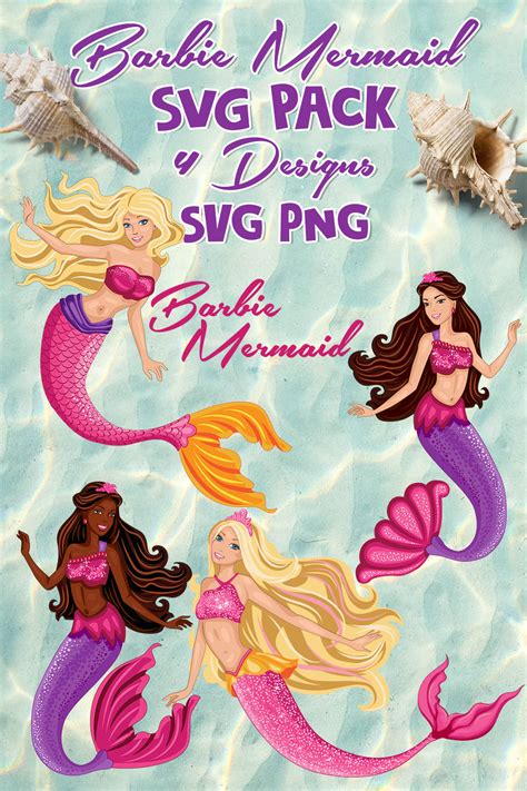 Barbie Mermaid Svg Master Bundles