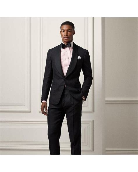 Ralph Lauren Purple Label Ralph Lauren Kent Hand Tailored Linen Tuxedo