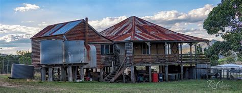 Verandah Of Abandoned Farm House Somerset Region S E Queensland