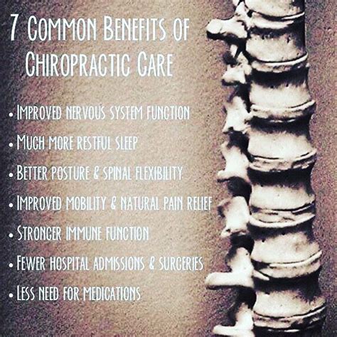 Did You Know The Benefits Of Chiropractic Care Are Endless Get Your