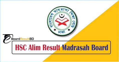 Hsc Alim Result Madrasah Board By Bmeb Gov Bd