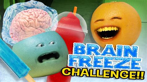 Annoying Orange Brain Freeze Challenge Youtube