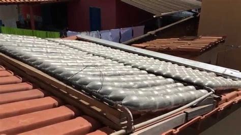 Aquecedor Solar Caseiro Baixo Custo Youtube