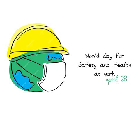 Premium Vector World Day For Safety And Health At Work