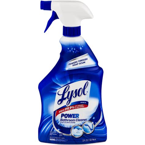 Lysol Atlantic Fresh Scent Power Bathroom Foamer 32 Oz Buehlers