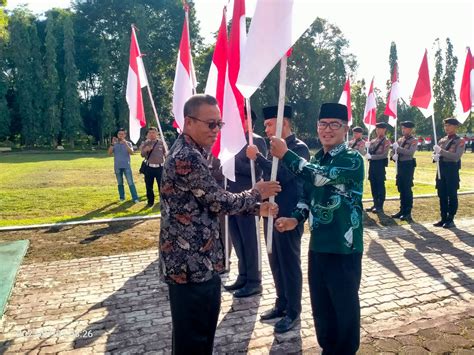 Hut Bhayangkara Ke Tahun Fkub Polman Terima Bendera Merah Putih