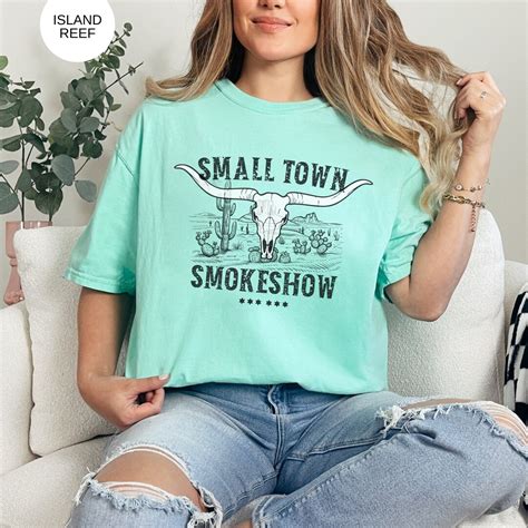 Small Town Smokeshow Tee Texas Country Country Music Shirt Oklahoma Smokeshow Western Shirt