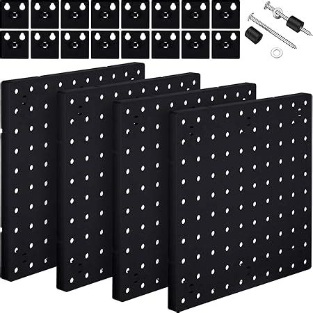 Amazon 4 Pieces Pegboard Wall Mount Display Pegboard Wall Panel