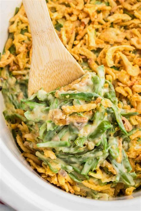 Crockpot Green Bean Casserole Little Sunny Kitchen