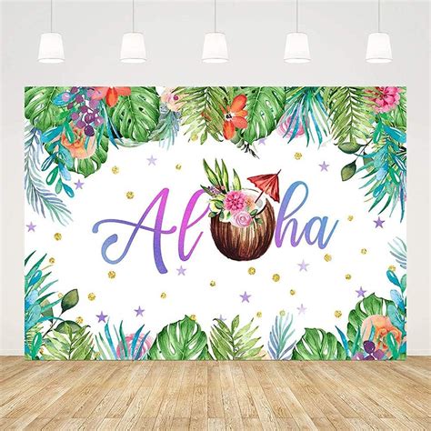 ABLIN 7x5ft Summer Hawaiian Party Decorations Aloha India Ubuy