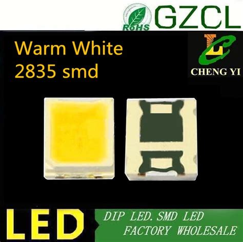 Warm White White W Smd Led Mm Chip Leds Ce Rosh Pcs Free