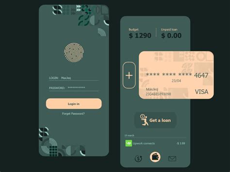 Wallet App - Free XD Resource | Adobe XD Elements