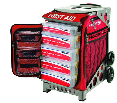 Mobileaid Essentials Easy Roll Modular First Aid Cart