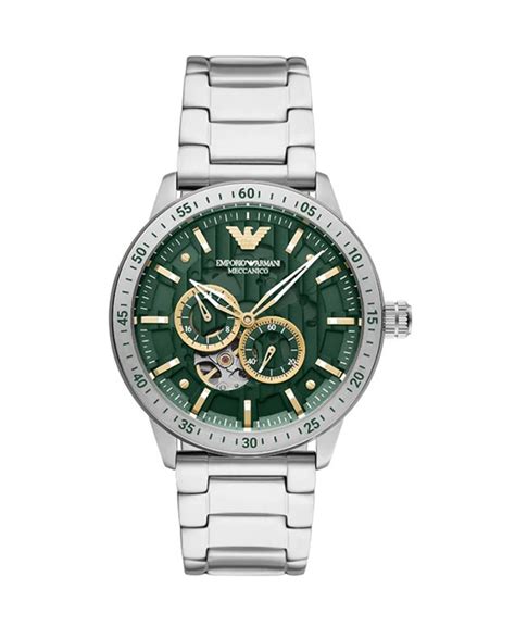 Emporio Armani Mario Analog Green Dial Men's Watch AR60053 | Arktastic