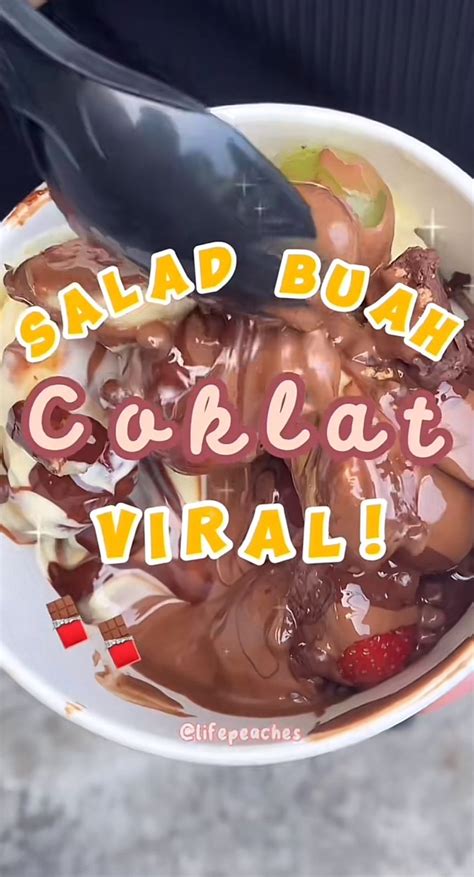 Resep Masakan Cara Membuat Salad Buah Saus Coklat Ala Malaysia