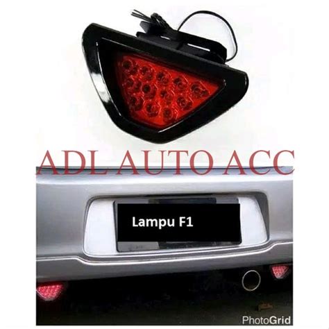 Jual Lampu Stop Rem Belakang Mobil Model Segitiga Racing F Kedip