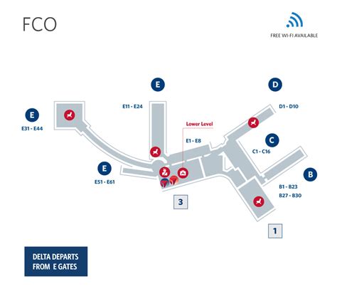 Rome Airport Map - Your Guide to Fiumicino International Airport