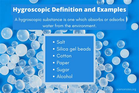 Hydrophilic Examples