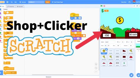 How To Make A Shop With A Clicker Game On Scratch I Easy Tutorial YouTube