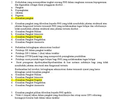 Contoh Soal Tes Assessment Pns Wulan Tugas