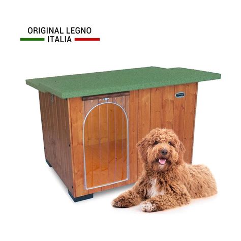 Original Legno Italia Cuccia Per Cani Da Esterno Rinforzata In