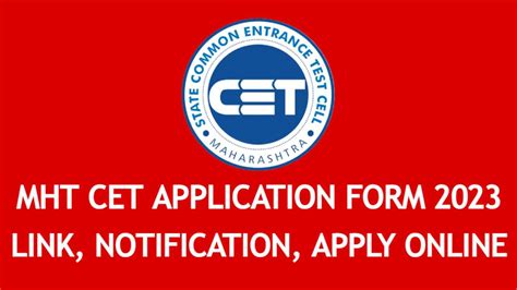 Mht Cet Application Form Link Notification Apply Online Keralafdc