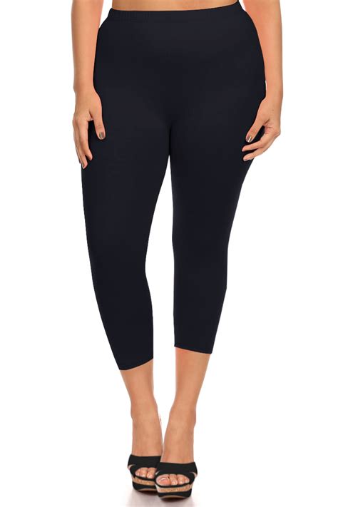 Plus Size Compression Capri Leggings