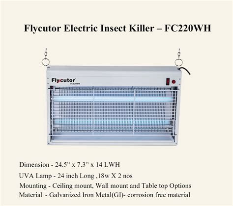 Electric Fly Catcher Machine Insect Killer Machine Pestology