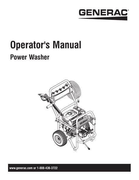 Generac Psi G Power Washer Manual Manualzz