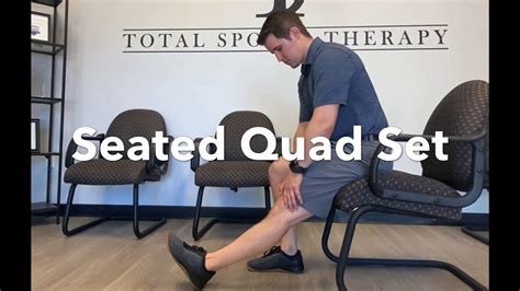 Seated Quad Set Youtube