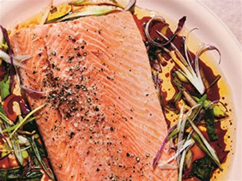 Recipe For Salmon With Soy And Citrusy Charred Scallions From Nothing