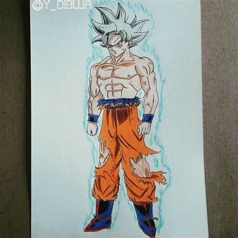 Dibujo De Goku Ultra Instinto Dominado Migate No Gokui Goku Drawing