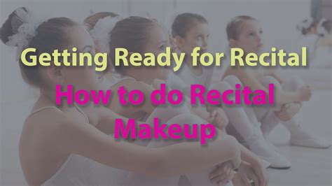 How To Do Makeup For A Dance Recital Youtube