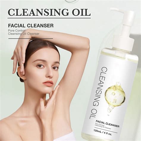 Weerihhol Pore Cleansing Oil Sensitive Skin Face Wash Oil Cleanser For Face Makeup Blackhead