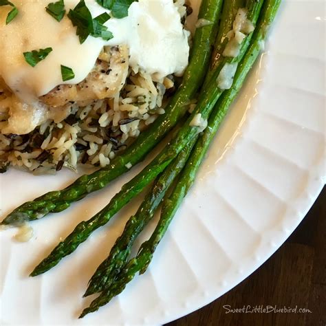 Roasted Asparagus with Parmesan Cheese - Sweet Little Bluebird