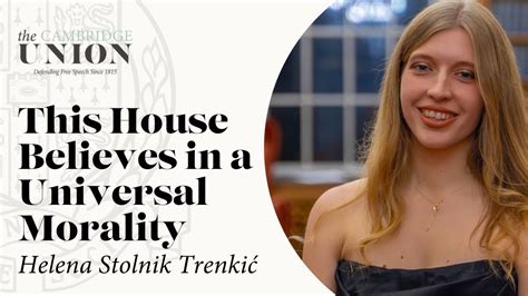 Helena Stolnik Trenkić This House Believes In A Universal Morality