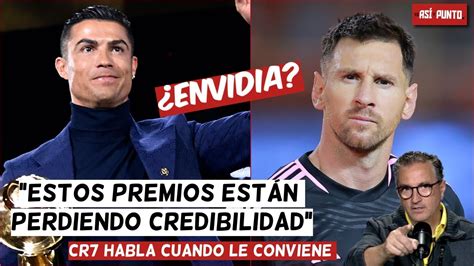 Cristiano No Acepta Que Messi Sea Mejor Pero Es Cierto Que No Se