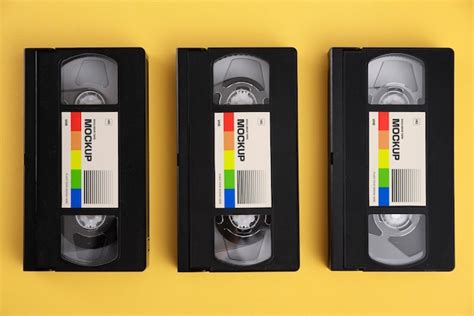 Cassete Vhs Vintage Fita Magn Tica Psd Premium