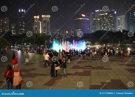 View Of KLCC Park From Suria KLCC, Kuala Lumpur, Malaysia Editorial ...