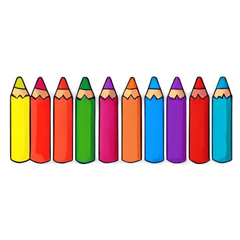 Primary Color Crayons · Creative Fabrica