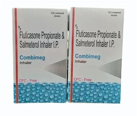 Salmeterol Fluticasone Propionate Inhaler, Packaging Size: 120 MDI at ...