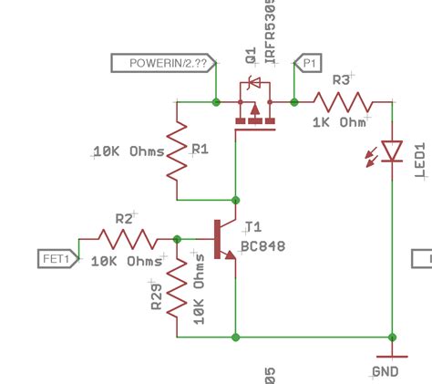 Simple Mosfet Circuit Diagram