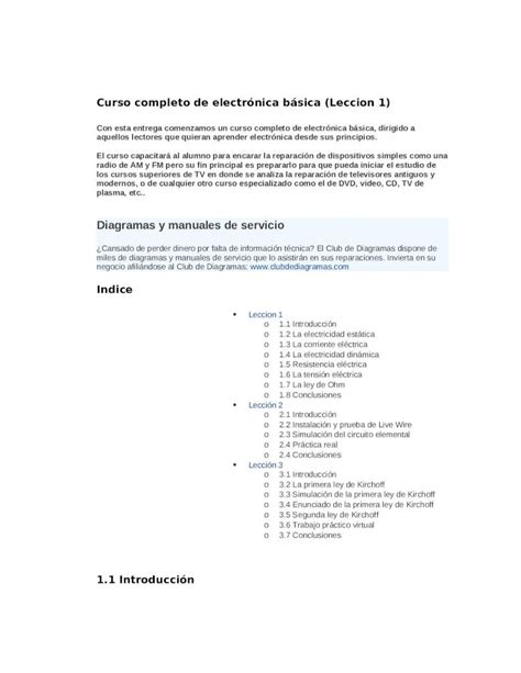 DOC Curso completo de electrónica básica doc DOKUMEN TIPS